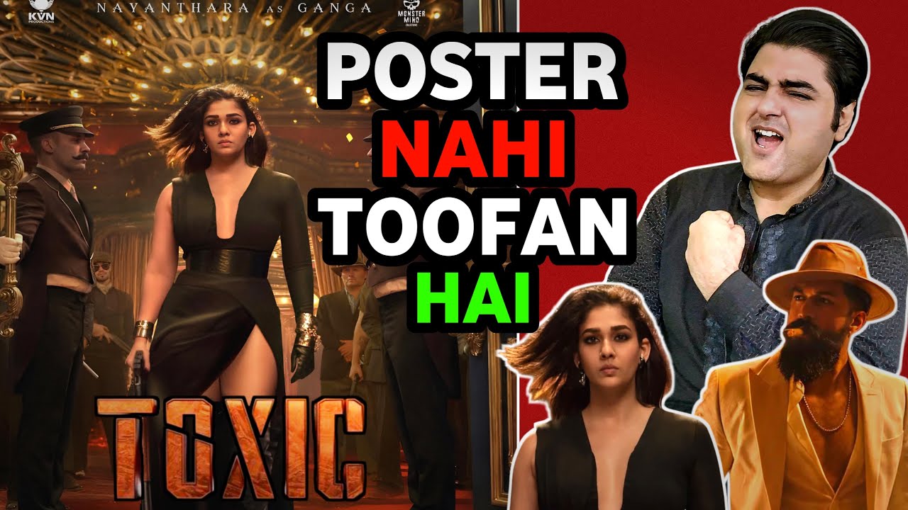 Yash toxic movie nayanthara poster review | Toxic poster reaction | Toxic 4th poster review 