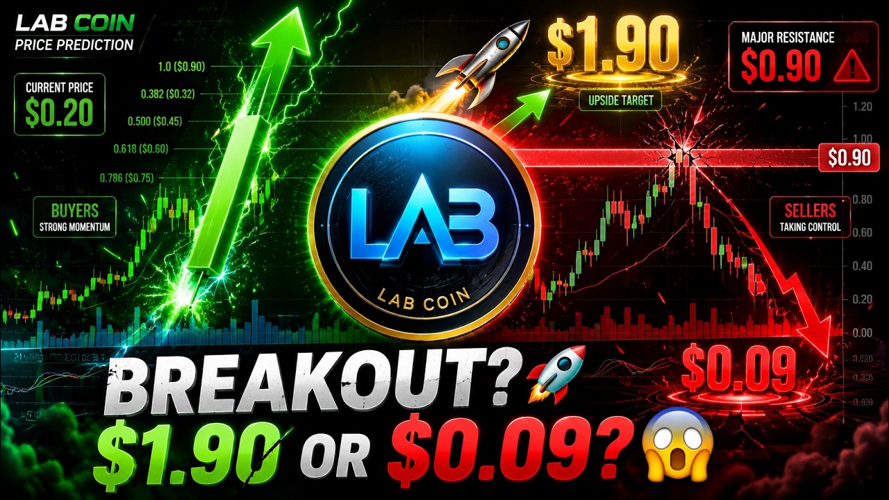 LAB Coin Just Woke Up! 🚨 $0.90 Breakout or Crash to $0.09? | LAB Price Prediction