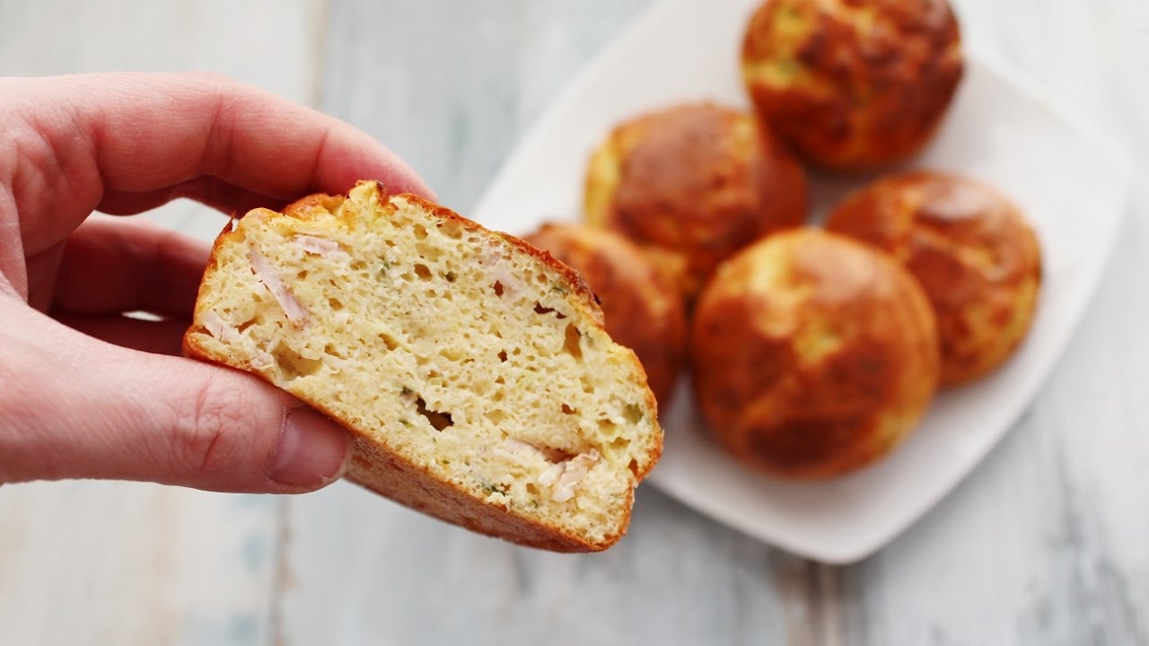 LOW CARB REZEPT | Puten-Zucchini Muffins / Brötchen ohne Mehl