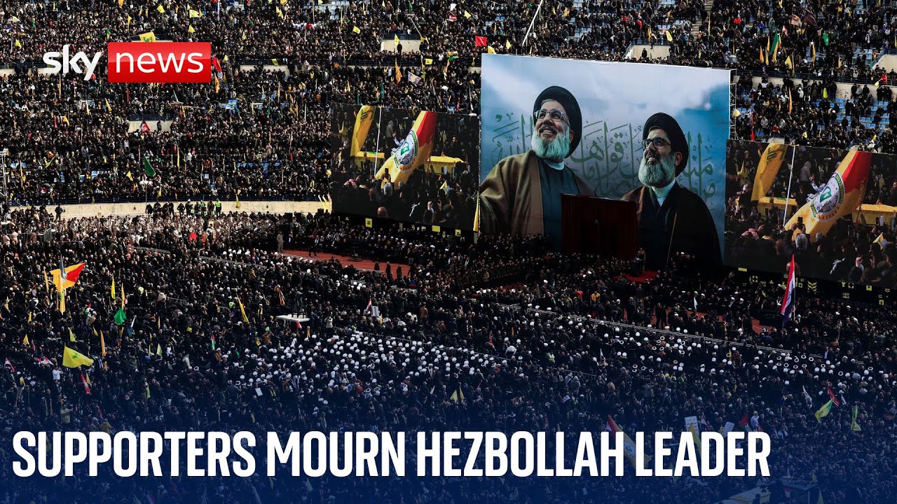 Lebanon: Supporters mourn Hezbollah leader - with group left in crisis