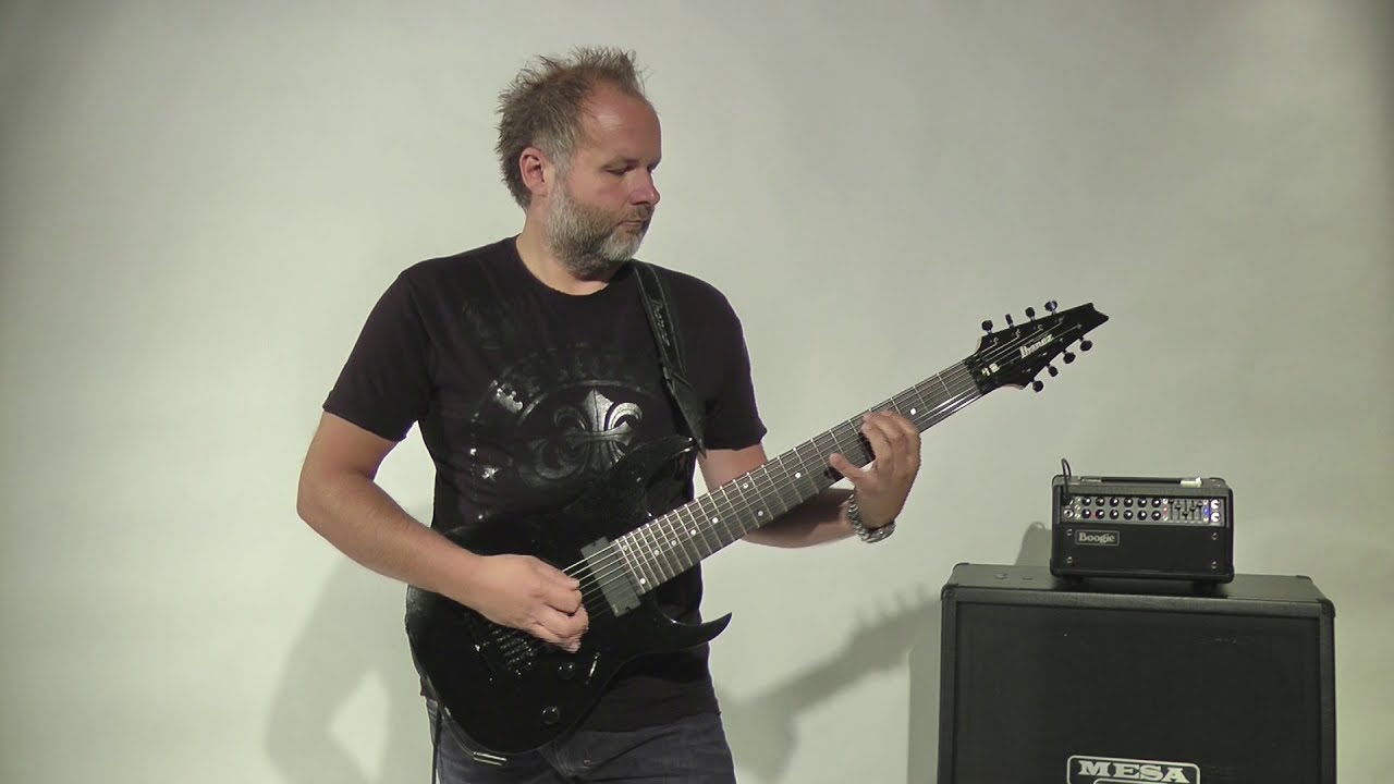 Ibanez 8 String with Mesa Mark V 25 played by Ibanez and Mesa Boogie Artist Ralf Sommerfeld