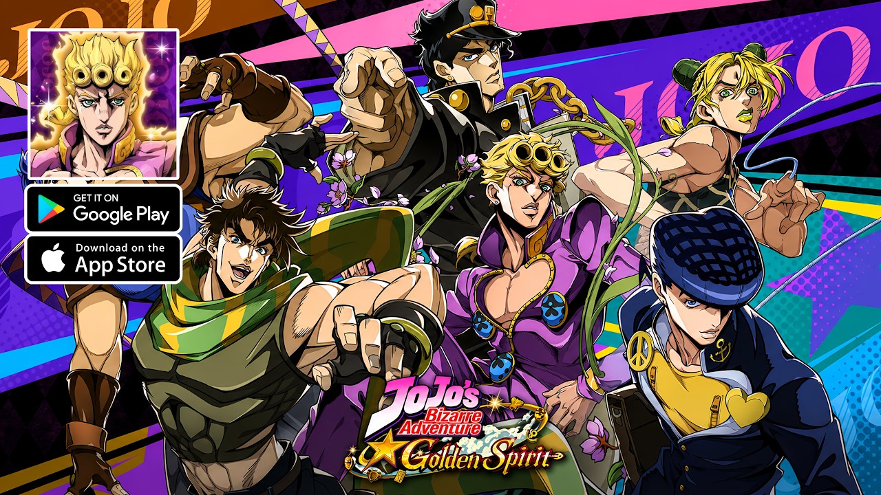 JoJo's Bizarre Adventure: Golden Spirit Gameplay - Upcoming RPG (Android/iOS)