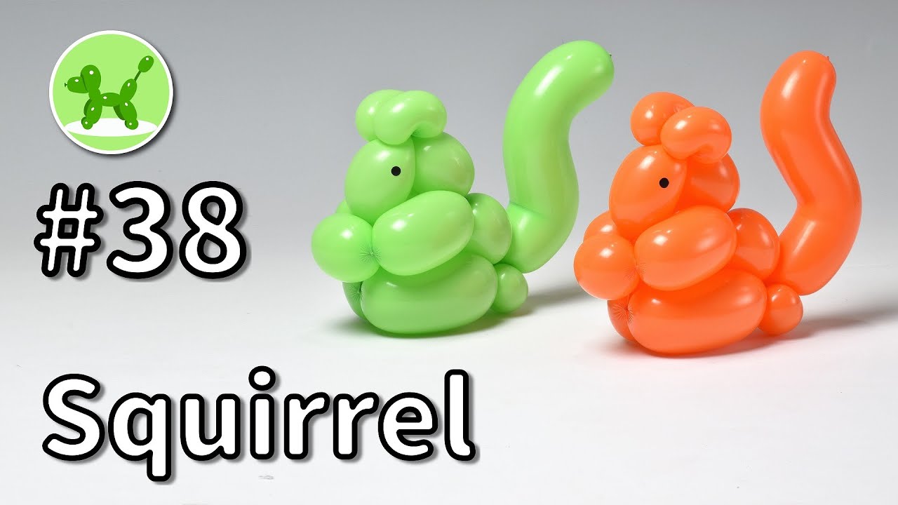 Squirrel - Balloon Animals for Beginners #38 / バルーンアートの基本 #38 (リス)