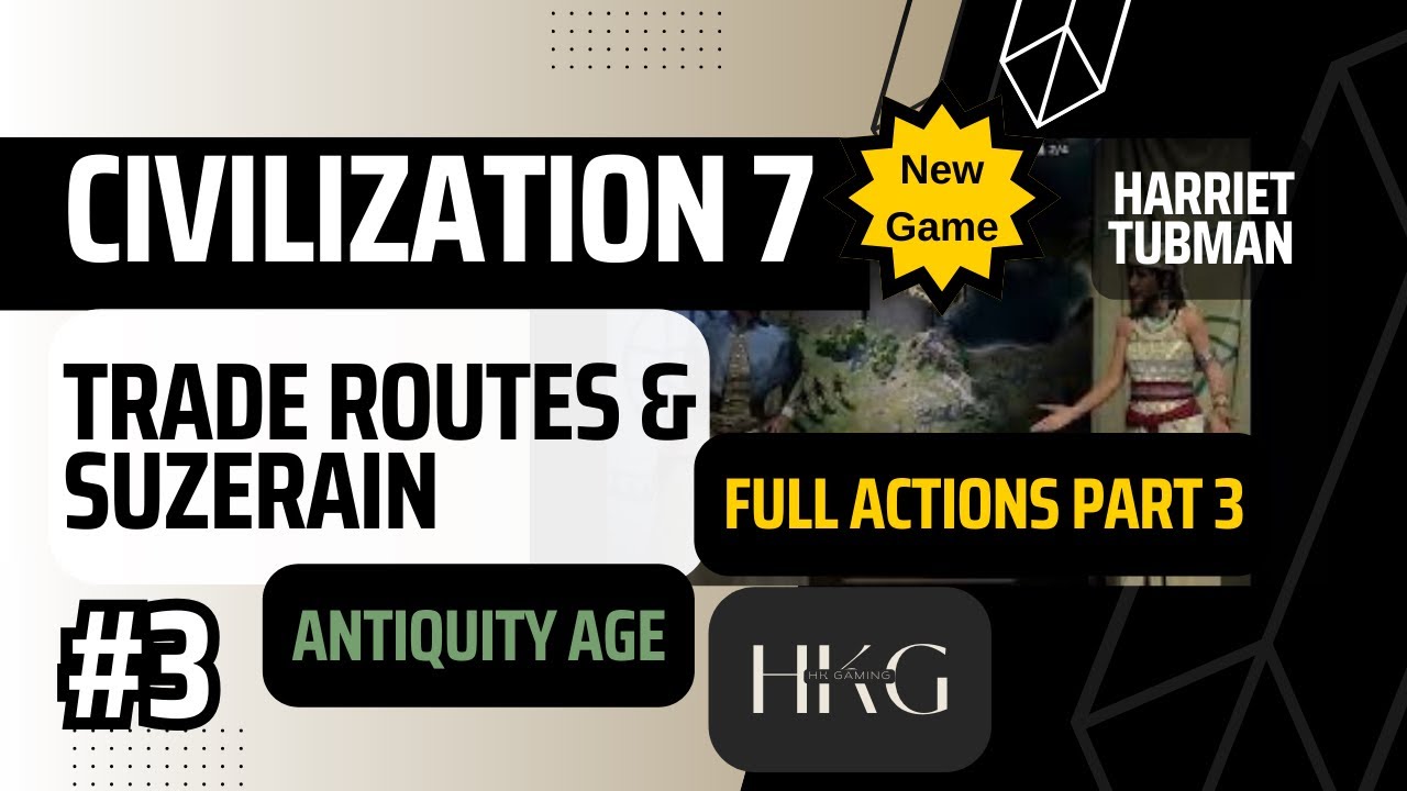 Civilization 7  | Harriet Tubman | E3 | Apple Arcade | No Commentary