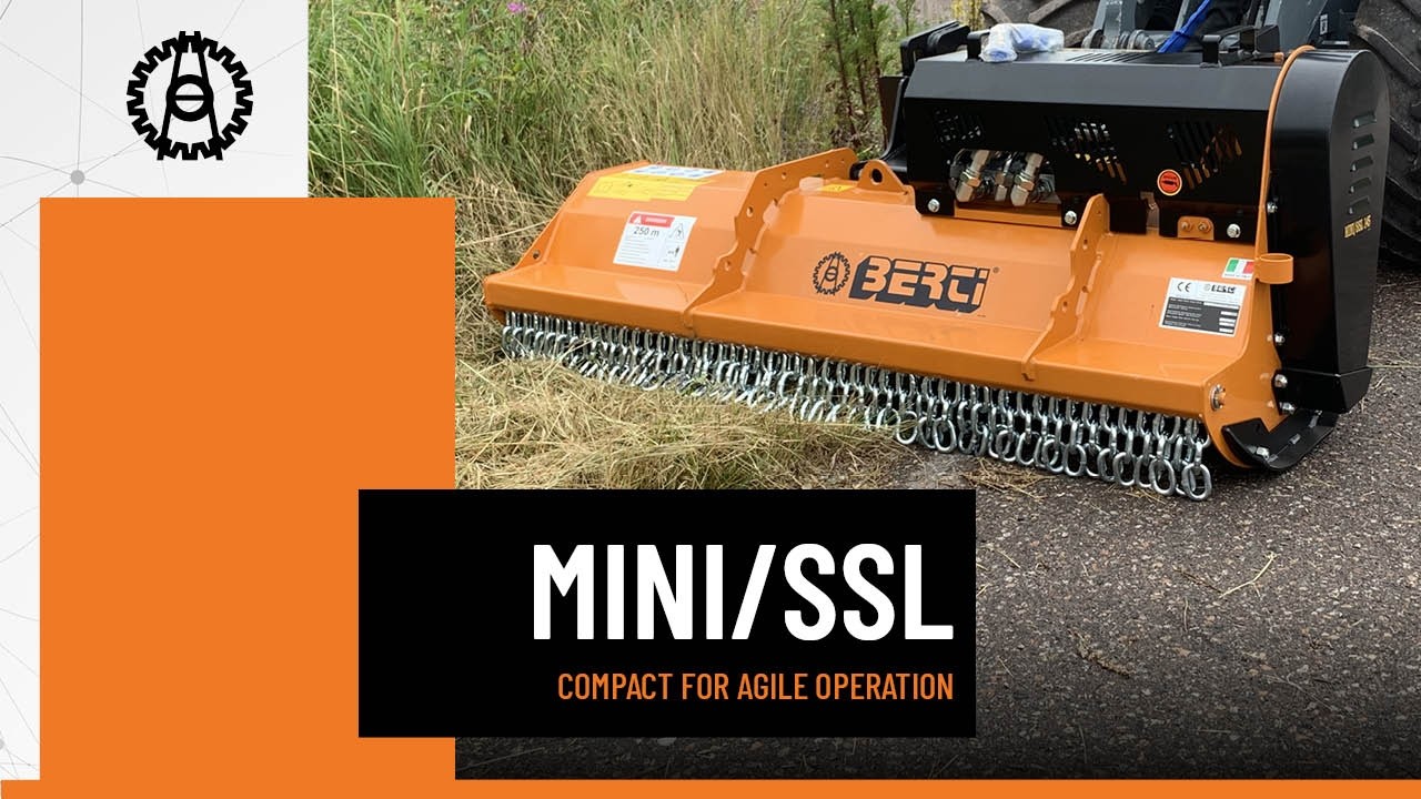 SKID STEER LOADER MULCHER | BERTI MINI SSL