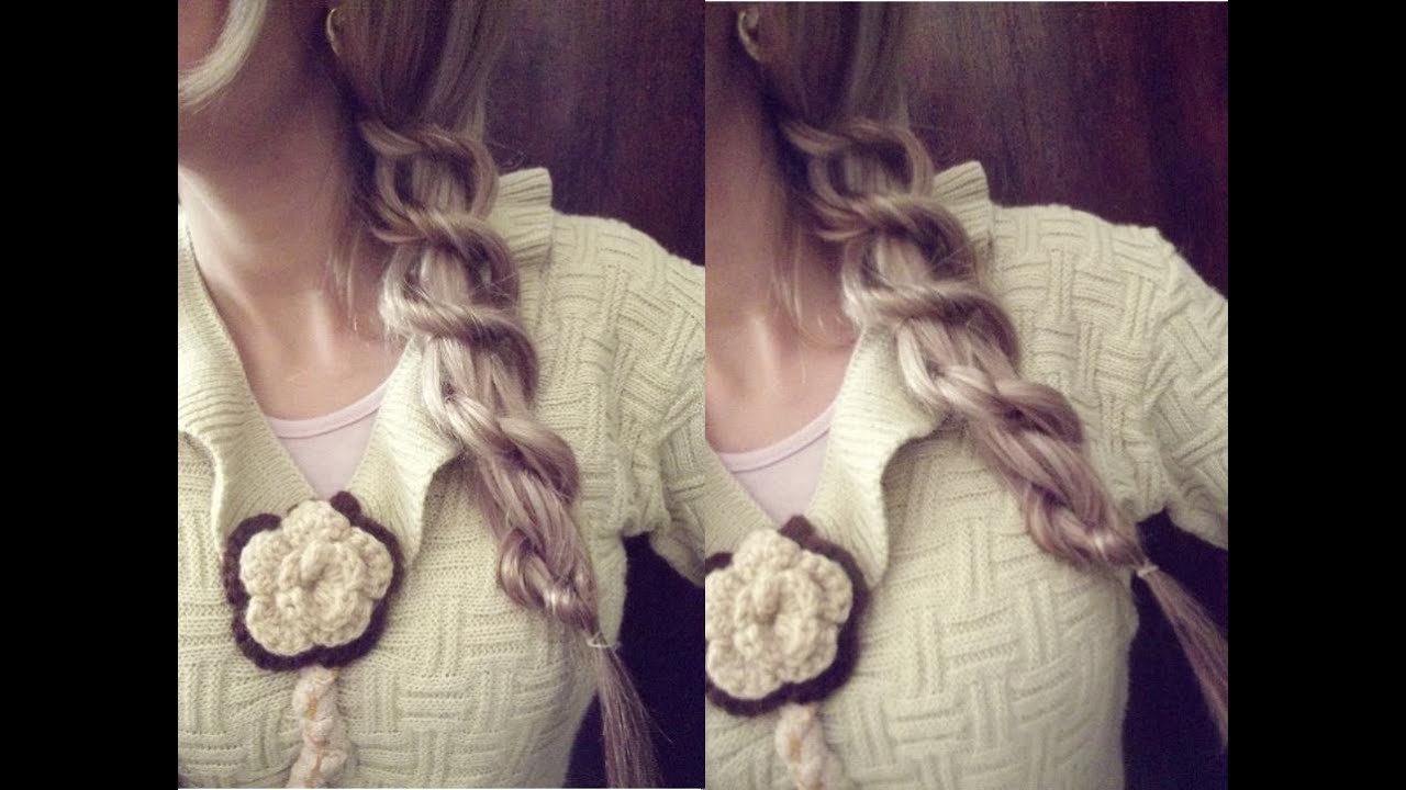 Trança lateral diferente fácil e rápido\ Different side braid easy and fast - Por Pamella Rocha