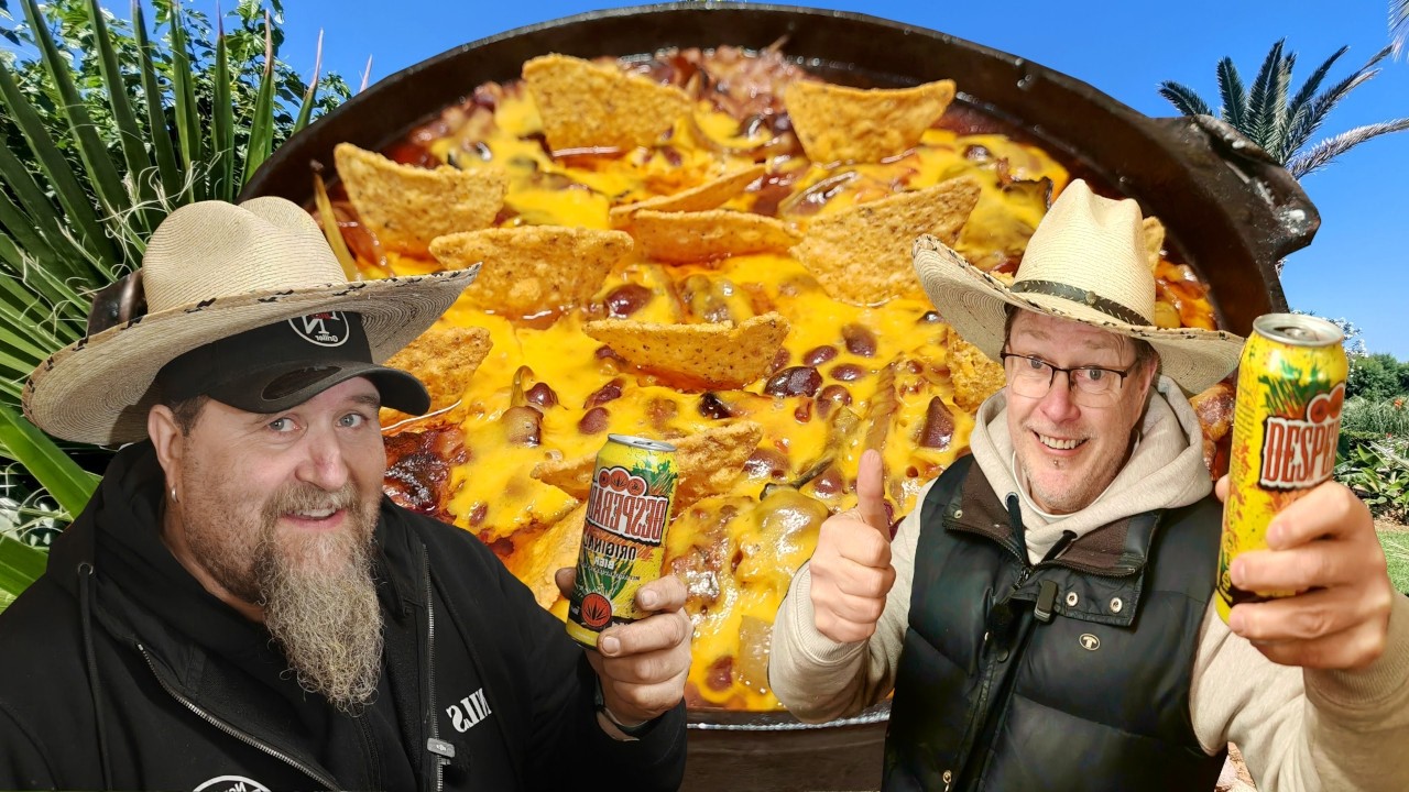 Ultimatives Mexiko-Schichtfleisch! Dutch Oven Special + Käse & Nacho-Crunch, mit dem Nordseegriller
