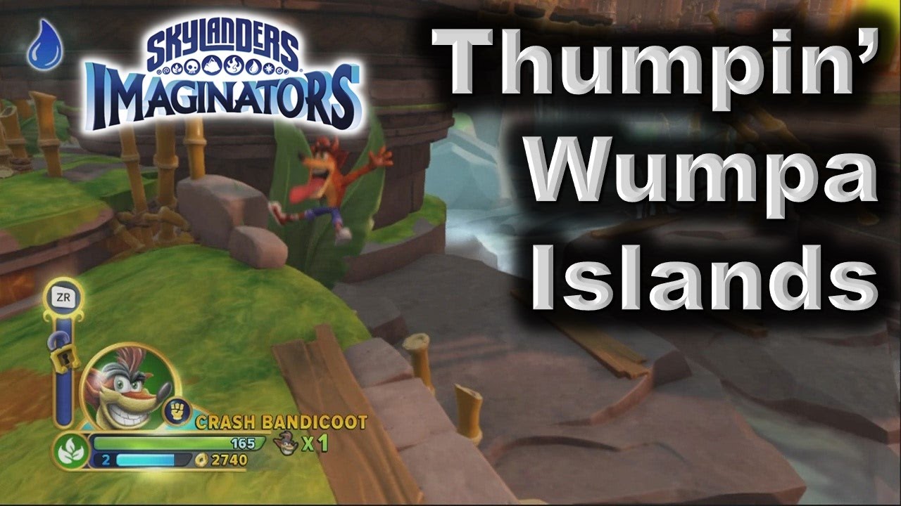 Skylanders Imaginators - Thumpin Wumpa Islands level Walk-Through