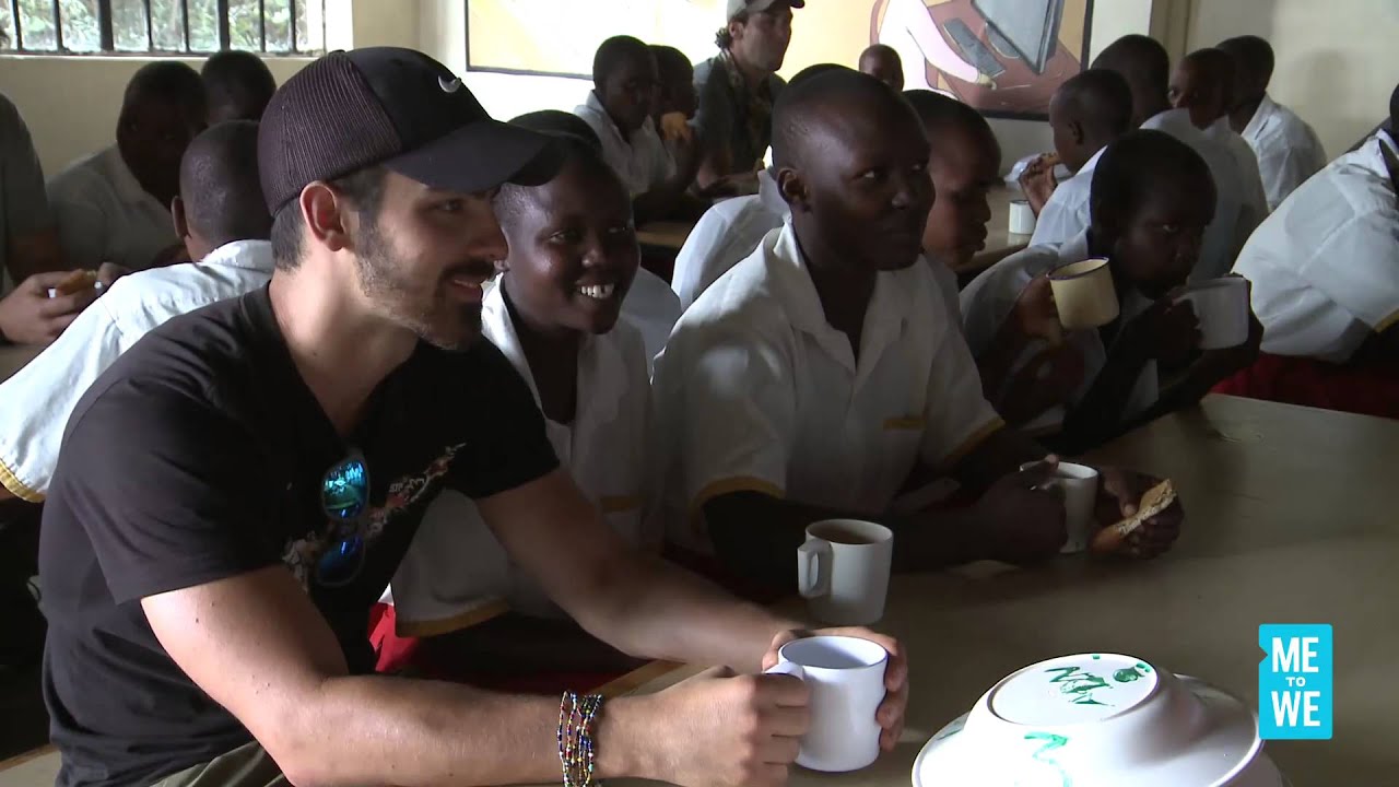 Joe Jonas in Kenya  -  Visiting Kisaruni