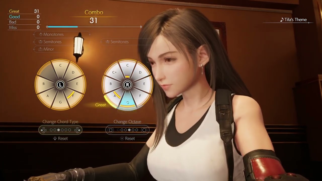 Tifa's Theme Piano 100% Great Notes (Star Rank) | Final Fantasy VII Rebirth