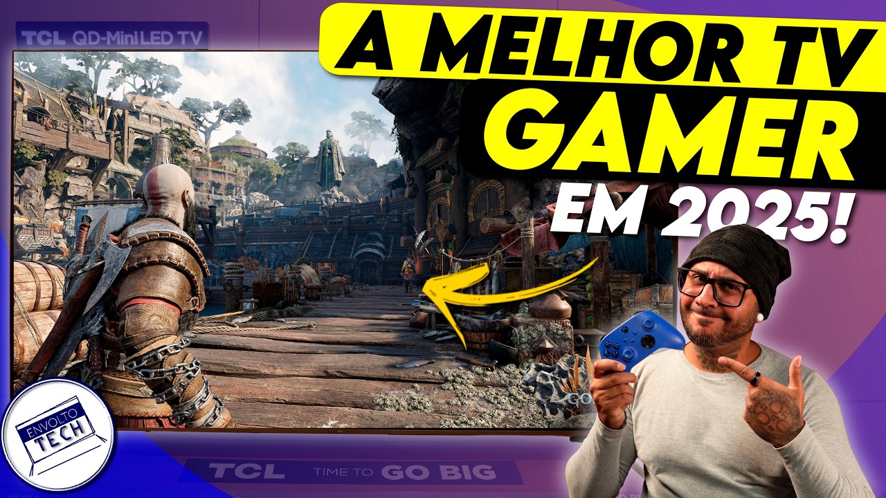 Por que a NOVA TCL C6K &eacute; a MELHOR TV para PS5 Xbox Series e Nintendo Switch 2 em 2025?