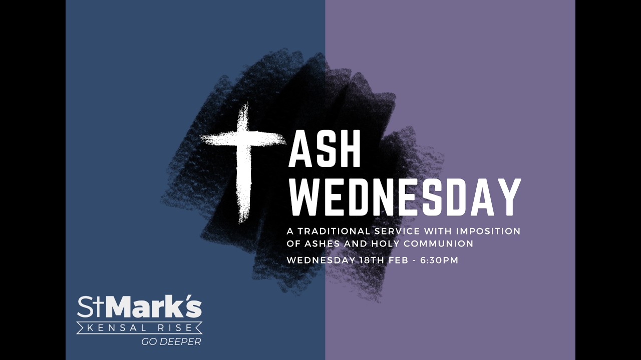 Welcome to Traditional Ash Wednesday Service