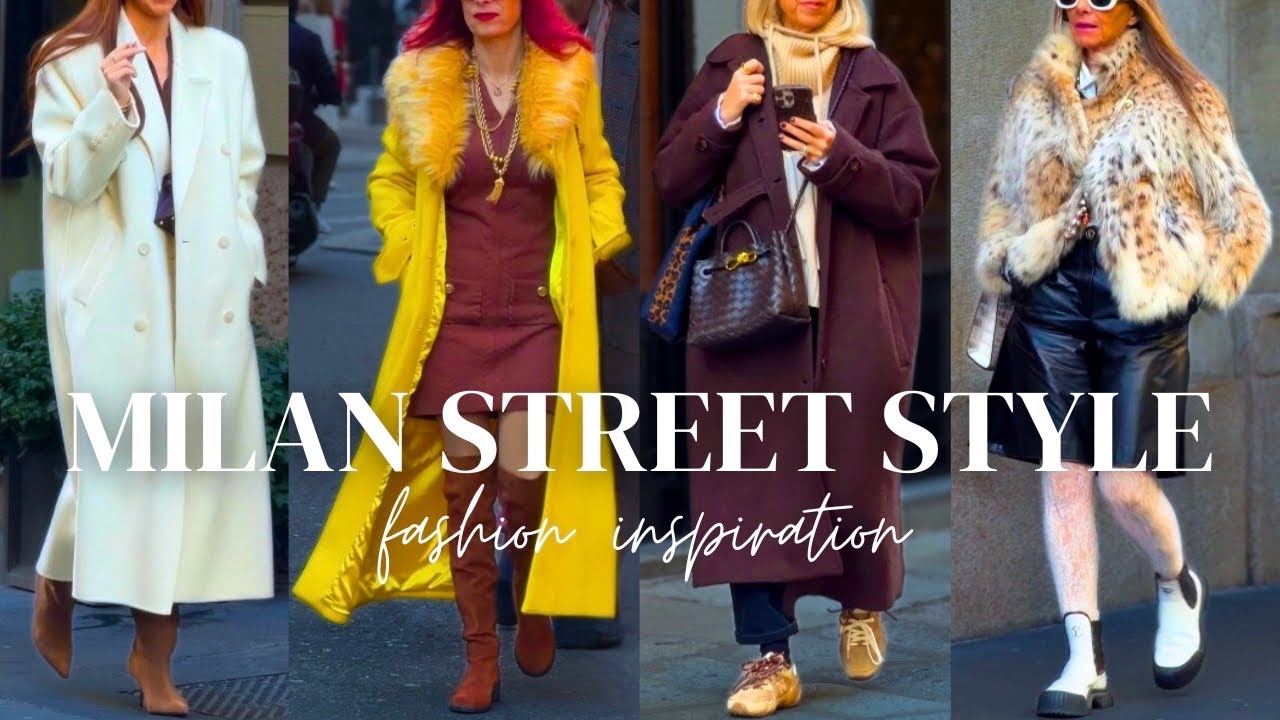Street style in Milan this winter ✨ Unique Italian elegance, timeless looks and top fashion trends