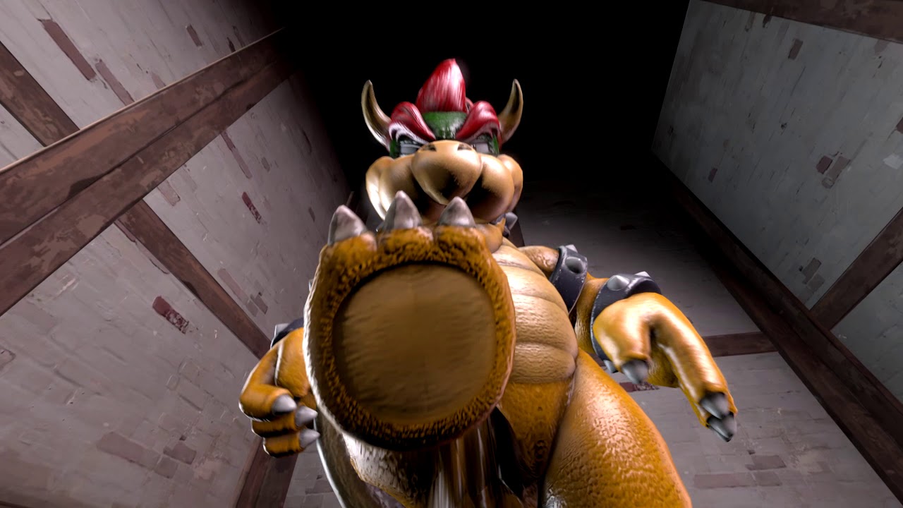 POV Bowser beatup and foot smother (SFM)