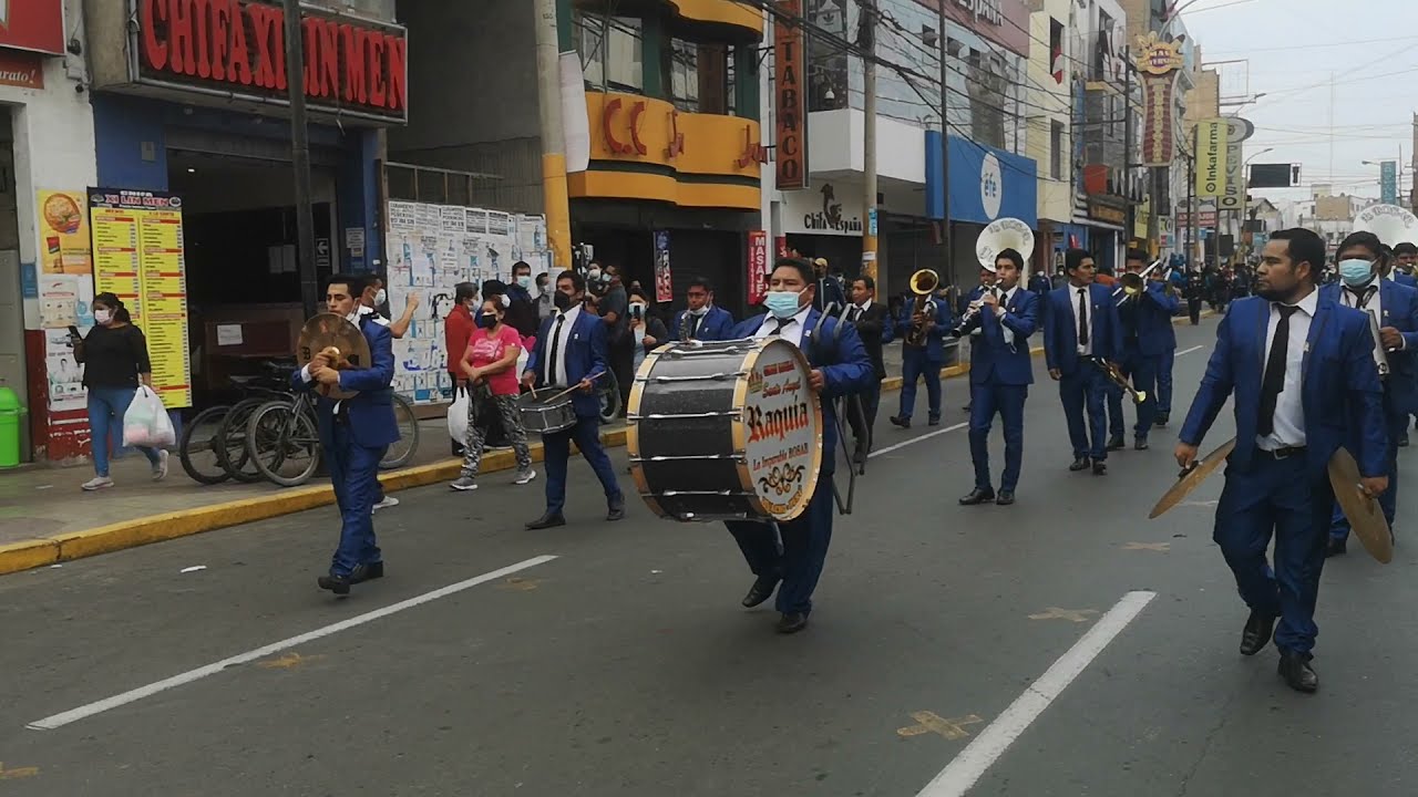Banda Orquetas Santo Angel de Raquia (B.O.S.A.R) 2021 - En el Bicentenario del Perú en HUACHO