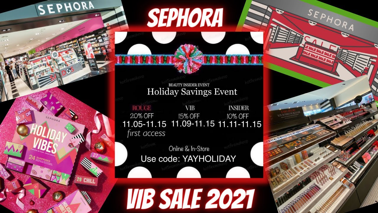 Come Check Out The Sephora 2021 VIB Sale With Me ... P.S. There's So Many Cute Holiday Gift Sets!