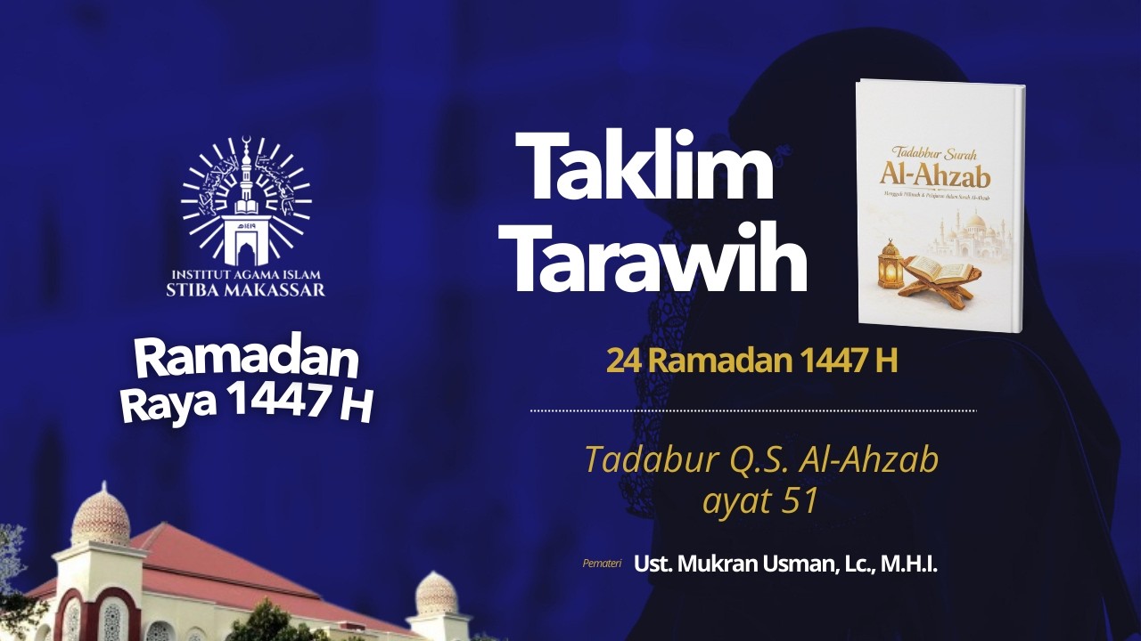 📡 LIVE - TAKLIM TARAWIH 24 Ramadan 1447 H