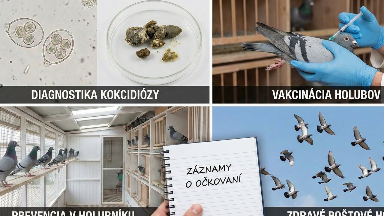 Tichý zlodej formy holubov kokcidioza