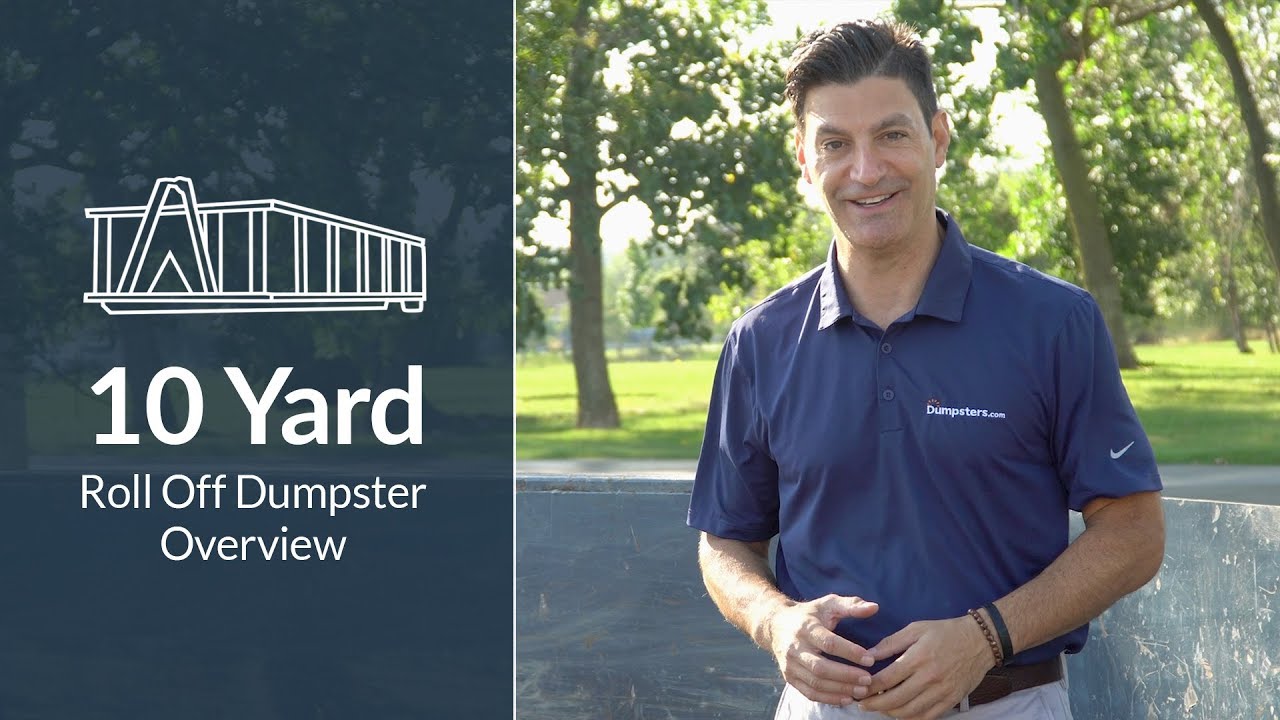 How Big Is A 10 Yard Dumpster? | Dumpsters.com