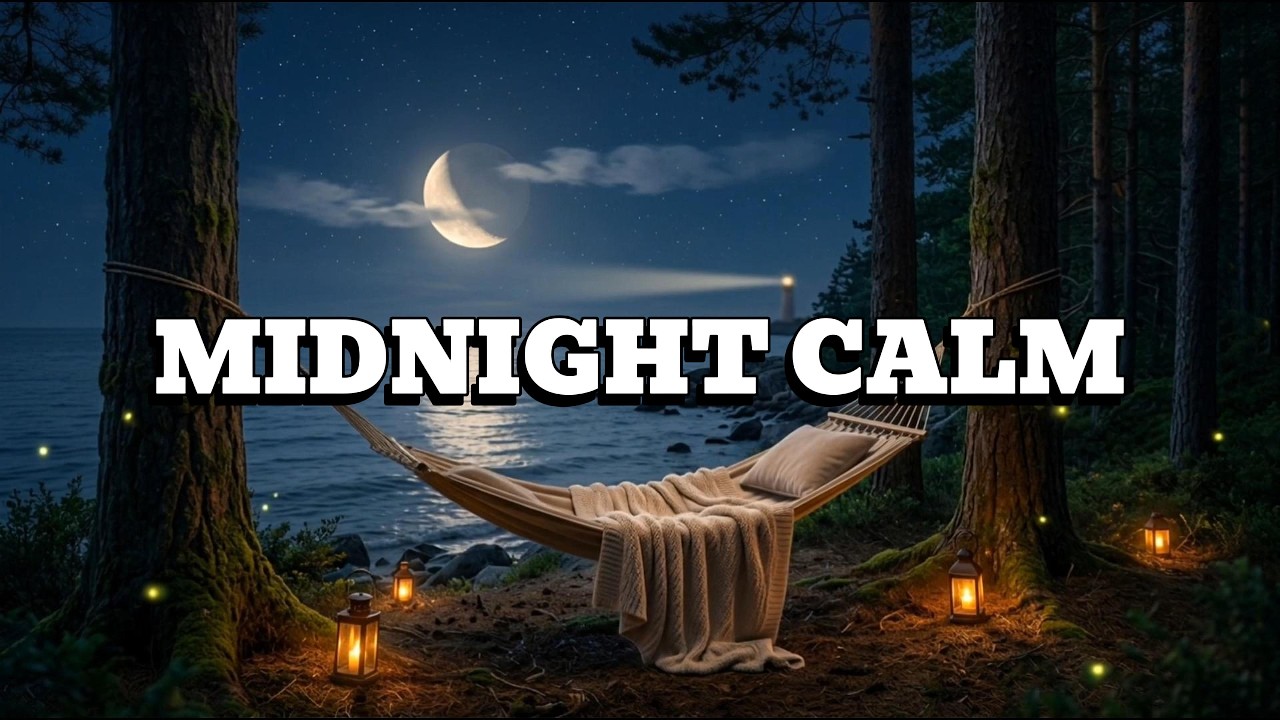 Midnight Calm – Peaceful Ocean Night Music for Relaxation