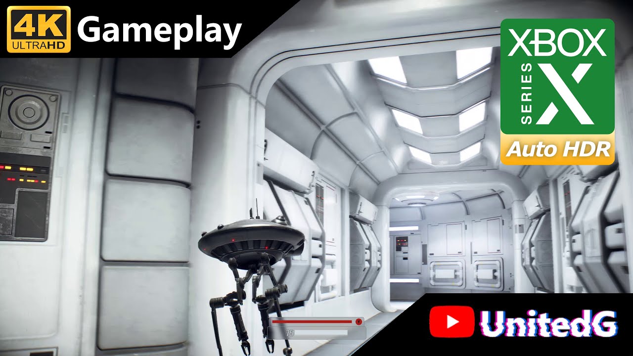 Xbox Series X Star Wars Battlefront 2 Gameplay 4K Auto HDR