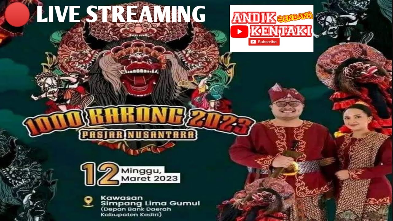 🔴 LIVE 1000 BARONG KABUPATEN KEDIRI