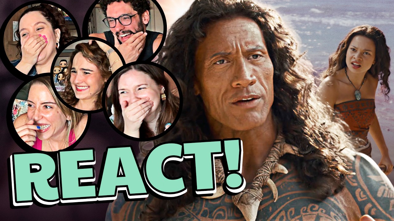 MOANA - FULL TRAILER + REACTION AND FIRST IMPRESSIONS