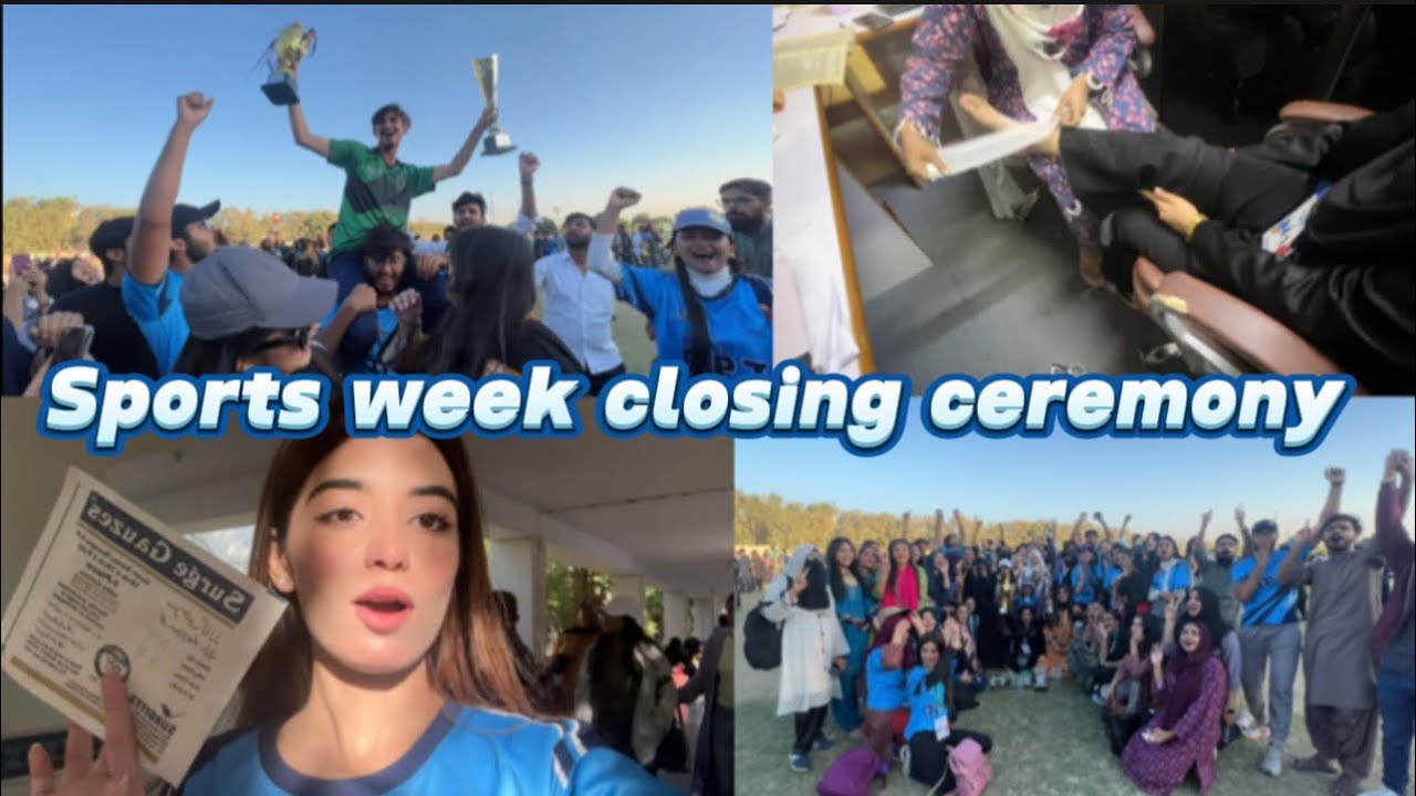 Sports Week Ft Hamdard University | Celebrating Victory 🥳| How many trophies we won? 🏆| Vlog 22 |