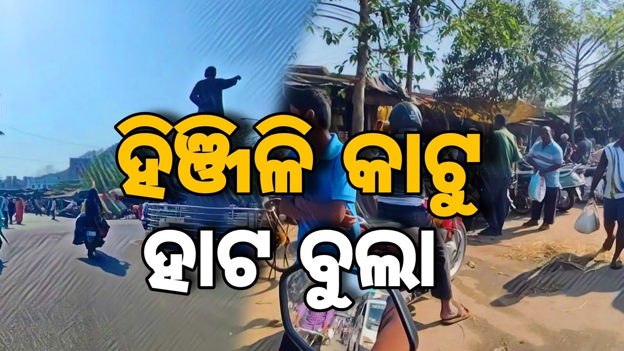 Berhampur ରୁ 20Km ରେ କାଟୁ ର ହାଟ କେତେ ବଡ ହାଟ , Hinjili Katu Hata Explore 