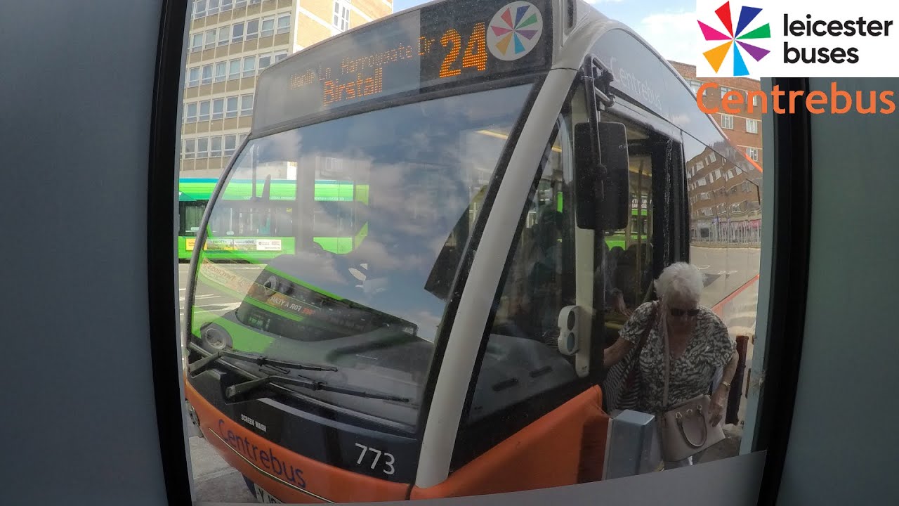 FULL ROUTE JOURNEY - Centrebus Route 24 - Leicester to Birstall l 773 YJ60 LTU