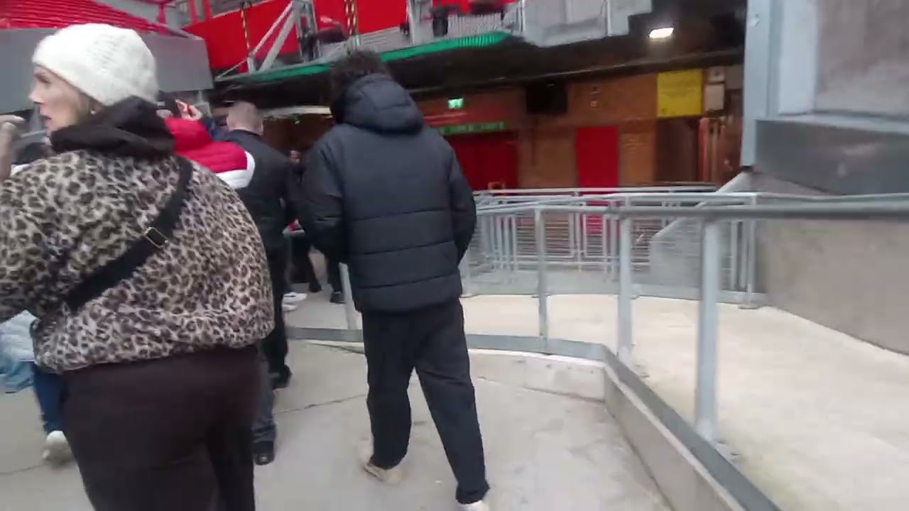 Going into the kop at Anfield and end of a wonderful Tour