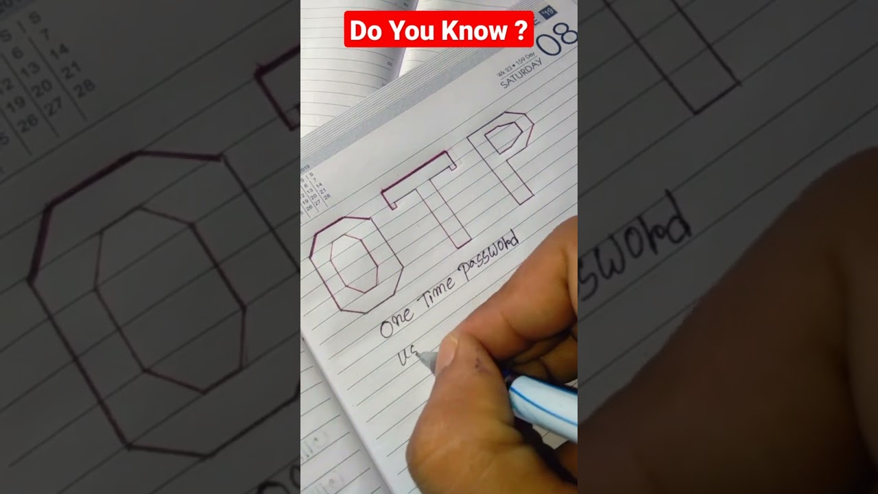 #OTP #ONE #TIME #PASSWORD