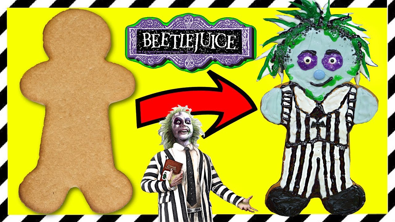 Украшение для печенья «Пряничный человечек» в стиле BEETLEJUICE