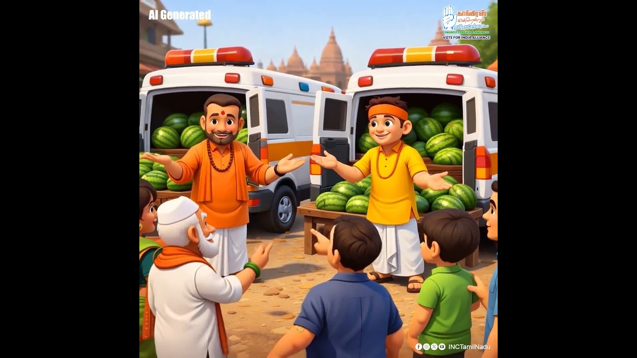 அவசர தேவைக்கு ஆம்புலன்ஸில் தர்பூசணி..!