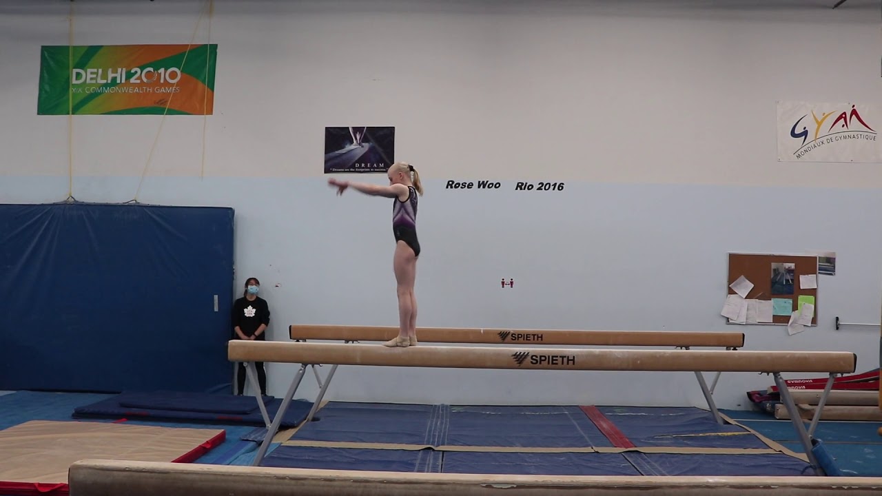 WAG Elite Canada 2021 - JR Beam Top Routine - Victorianne Charron
