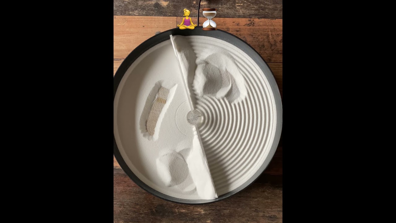 &ldquo;Calm Mind, Gentle Heart&rdquo; #asmr #sand #odlysatisfying #satisfying #fyp #relaxing #medtation #yoga