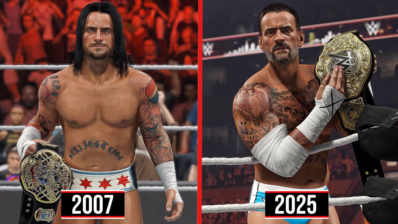 All Of CM Punk Championship Wins! (WWE 2K)