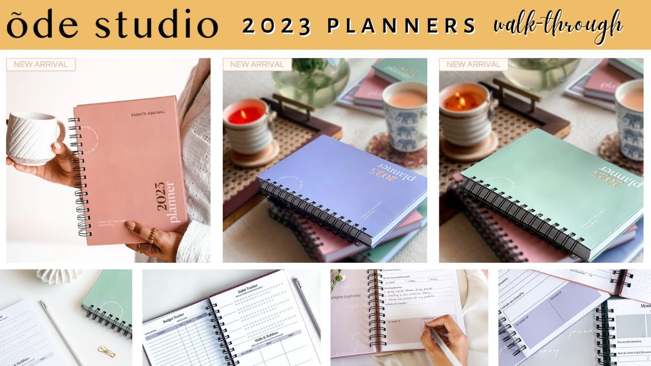 Ode Studio Planner @ ₹1049 Walk-through | Student Planner India | Work Planner India | Sanjana Raj