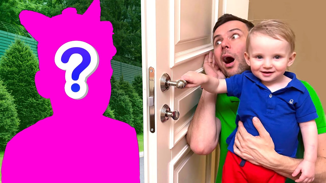 Five Kids Who's at the Door? Kids Song