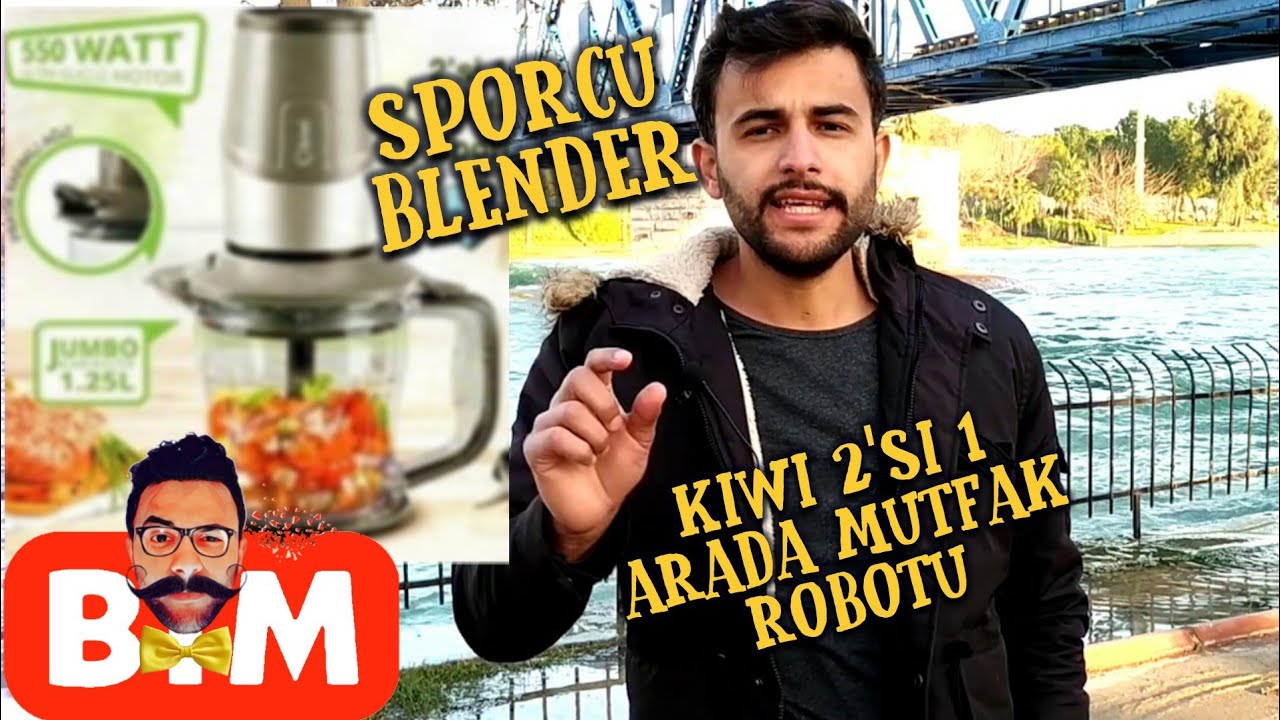 Kiwi 2'si 1 Arada Mutfak Robotu ve Sporcu Blender DETAYLI İLK BAKIŞ - PİNTİ AKTÜEL İNCELEME -