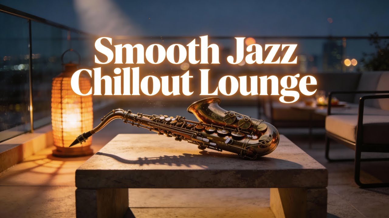 Smooth Jazz Chillout Lounge • Relaxing Instrumental Saxophone Music for Study, Dinner, and Unwinding