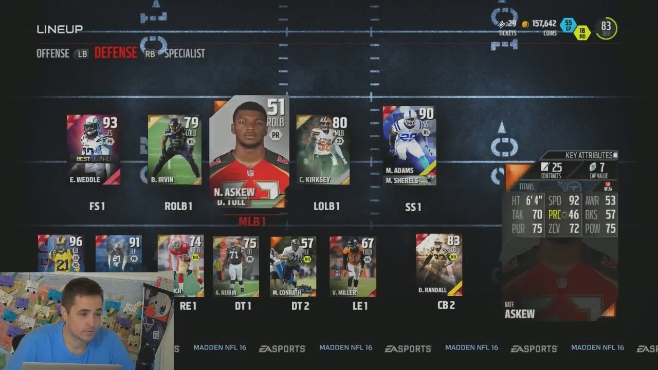ZFarls Salary Cap Ranked Lineup 1.0 (Big Dime, Browns O)