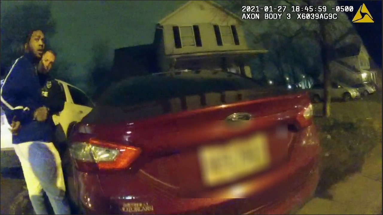 Akron man cries to his mom after being caught red handed