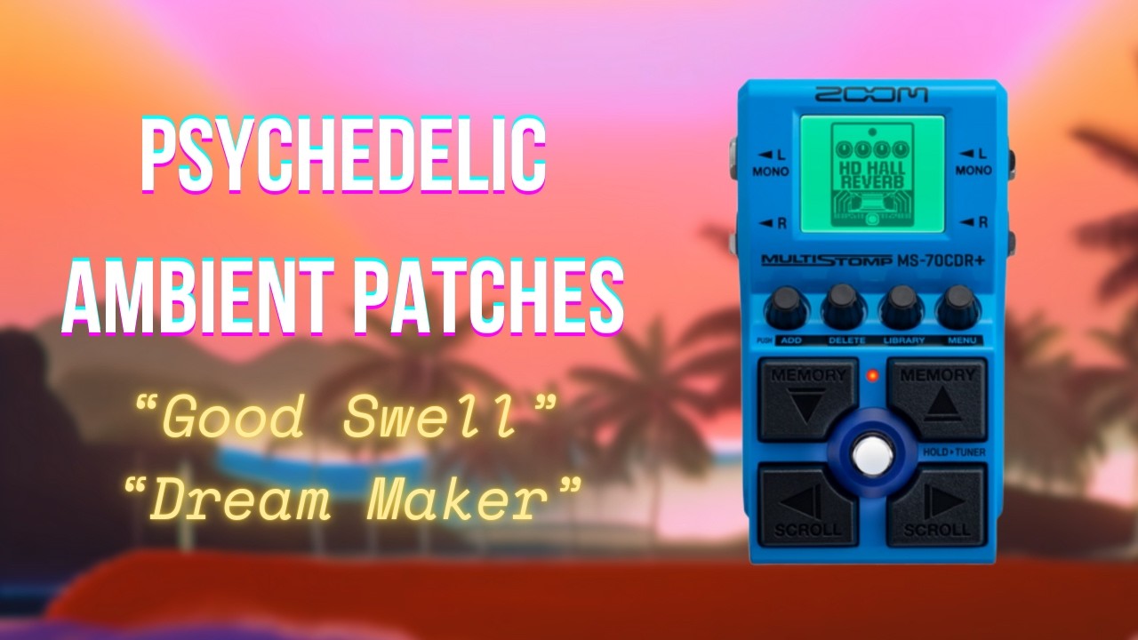 Zoom MS-70CDR+ [Ambient/Psychedelic] Patches