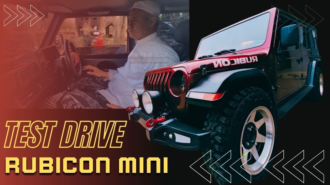 TEST DRIVE MINI JEEP RUBICON BY RAHA SUGER'S | PP MAHFILUD DUROR II