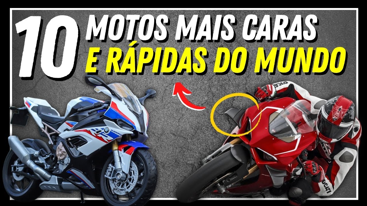 SAIBA QUAIS SÃO AS 10 MOTOS MAIS RÁPIDAS / Veja seus PREÇOS e MOTORES / A MAIS CARA E VELOZ DO MUNDO