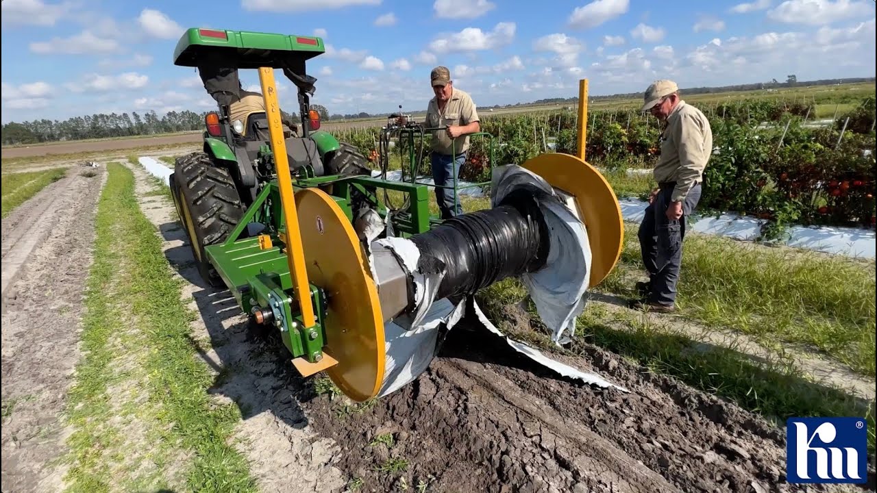 Pick up plastic mulch with lightning speed - Kennco