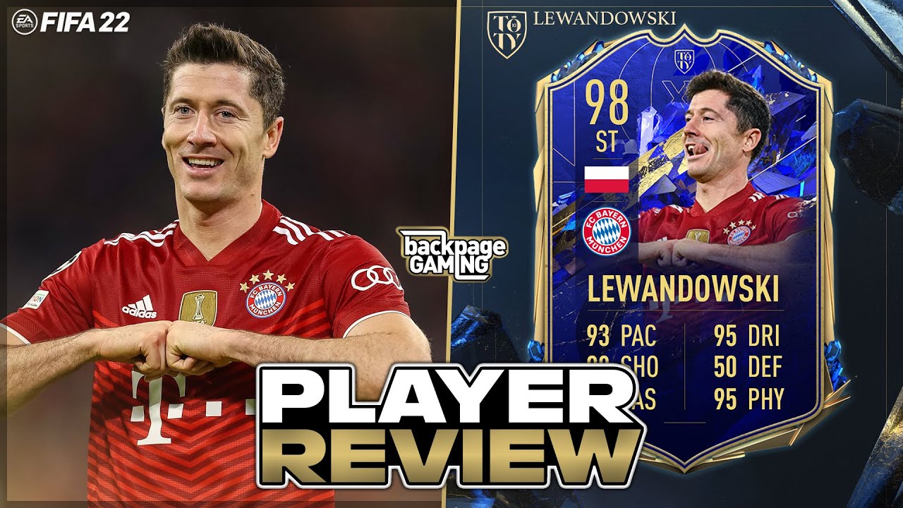 THIS MAN DOES NOT MISS! 🎯 98 TOTY Robert Lewandowski Player Review! | FIFA 22