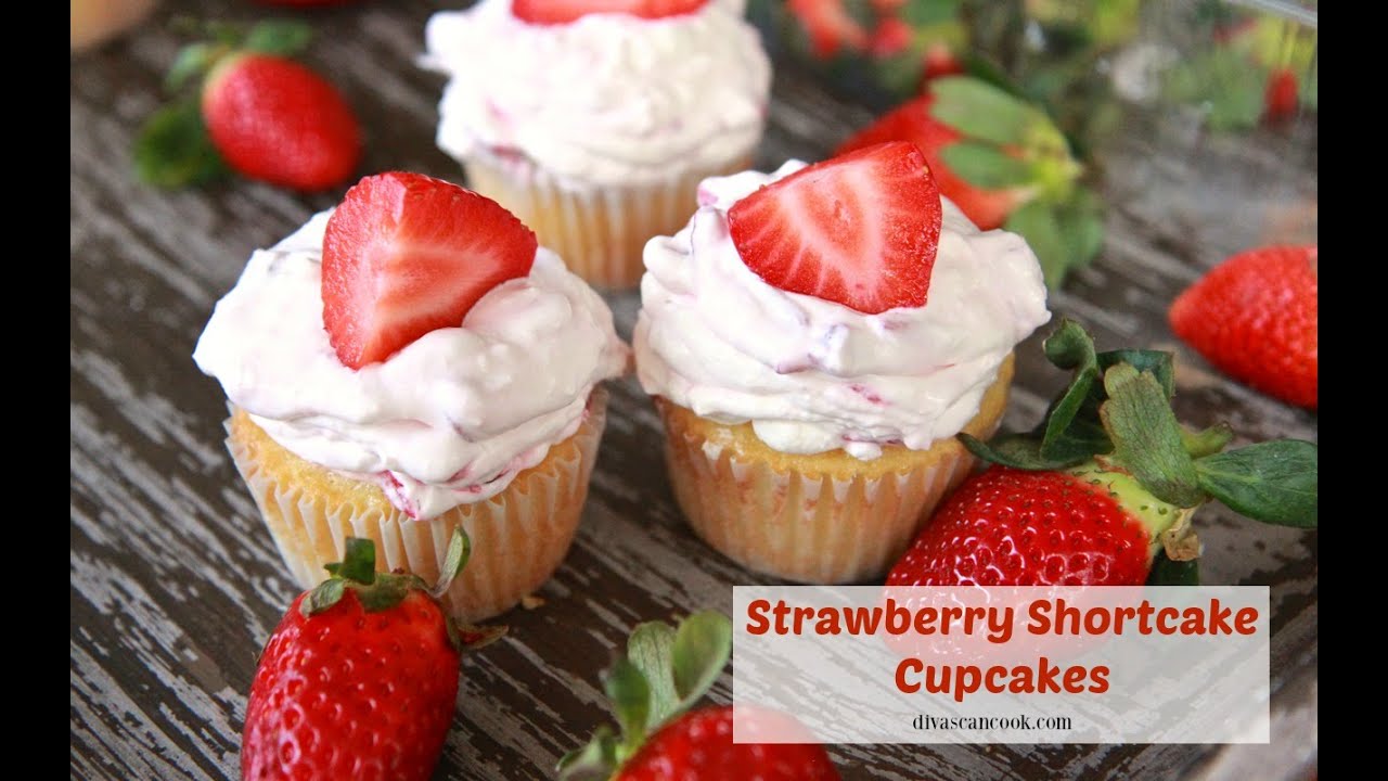 Easy Strawberry Shortcake Cupcakes Recipe