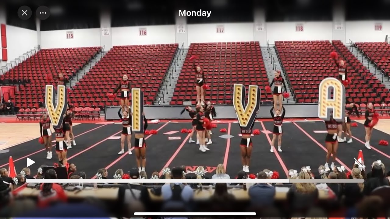 2025 UNLV Cheer Game-day UCA send off
